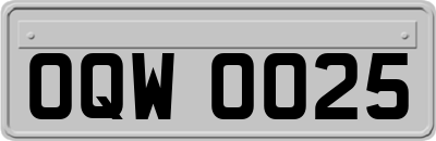 OQW0025