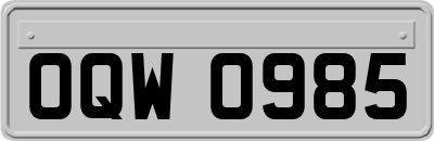 OQW0985