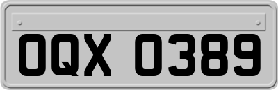 OQX0389