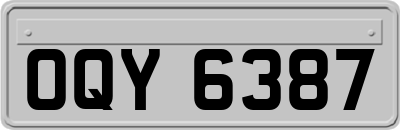OQY6387
