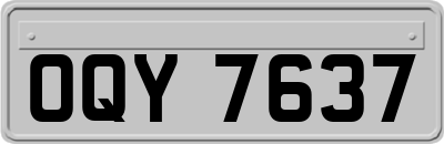 OQY7637