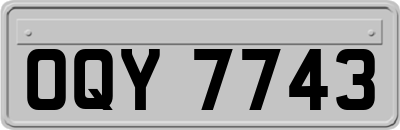 OQY7743
