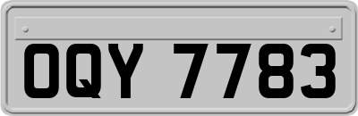 OQY7783