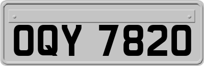 OQY7820