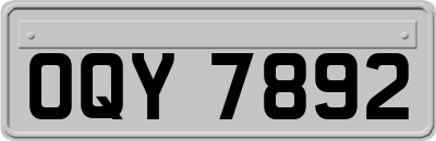 OQY7892