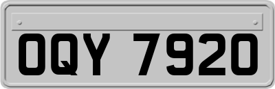 OQY7920