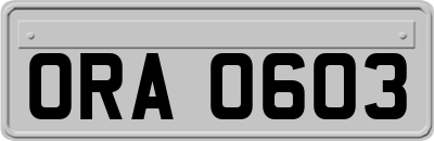 ORA0603