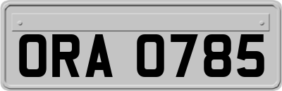 ORA0785