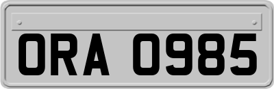 ORA0985