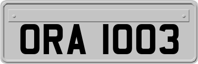 ORA1003