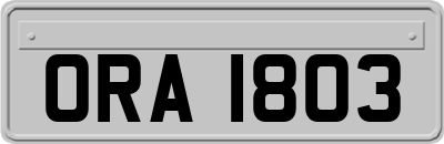 ORA1803