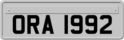 ORA1992