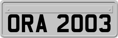 ORA2003