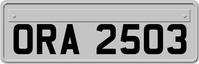 ORA2503