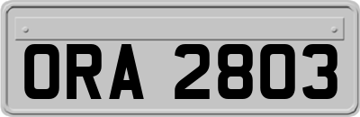 ORA2803