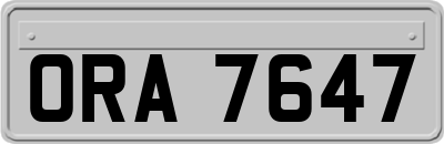 ORA7647