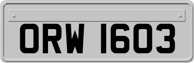 ORW1603