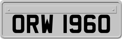 ORW1960