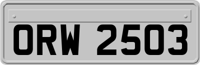 ORW2503