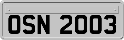 OSN2003