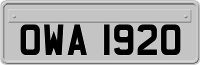OWA1920