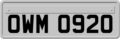 OWM0920