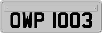 OWP1003