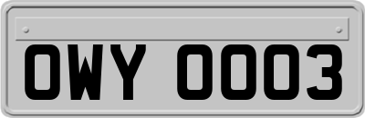 OWY0003