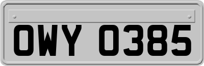 OWY0385