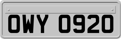 OWY0920