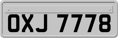 OXJ7778