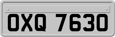 OXQ7630