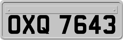 OXQ7643
