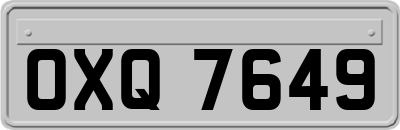 OXQ7649