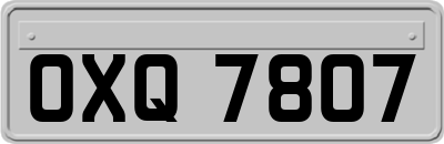 OXQ7807