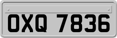 OXQ7836