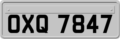 OXQ7847