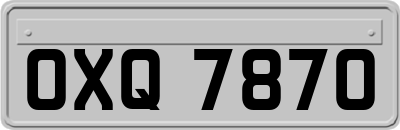 OXQ7870
