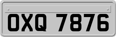 OXQ7876