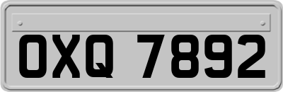 OXQ7892
