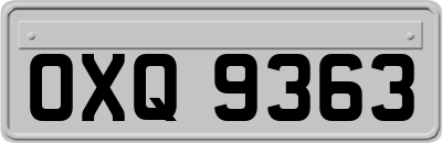 OXQ9363