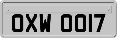 OXW0017