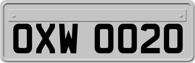 OXW0020