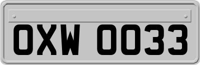 OXW0033
