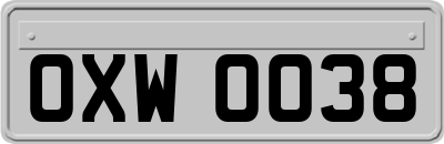 OXW0038
