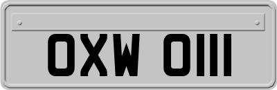 OXW0111