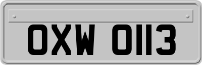 OXW0113