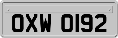 OXW0192