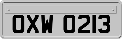 OXW0213