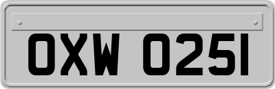 OXW0251
